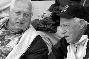 Tommy Lasorda and Sparky Anderson Tommy Lasorda and Sparky Anderson